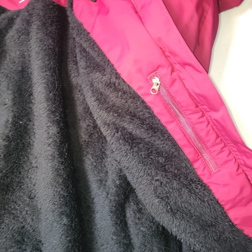 LL Bean Women's Winter Warmer Jacket Size Medium Regular‎ Red Lined